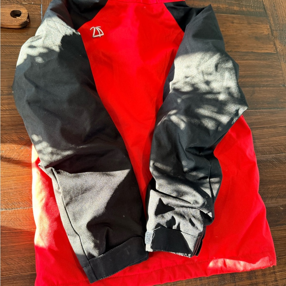 Kids Red and Black Burton dry ride ski Jacket - Picture 3 of 4
